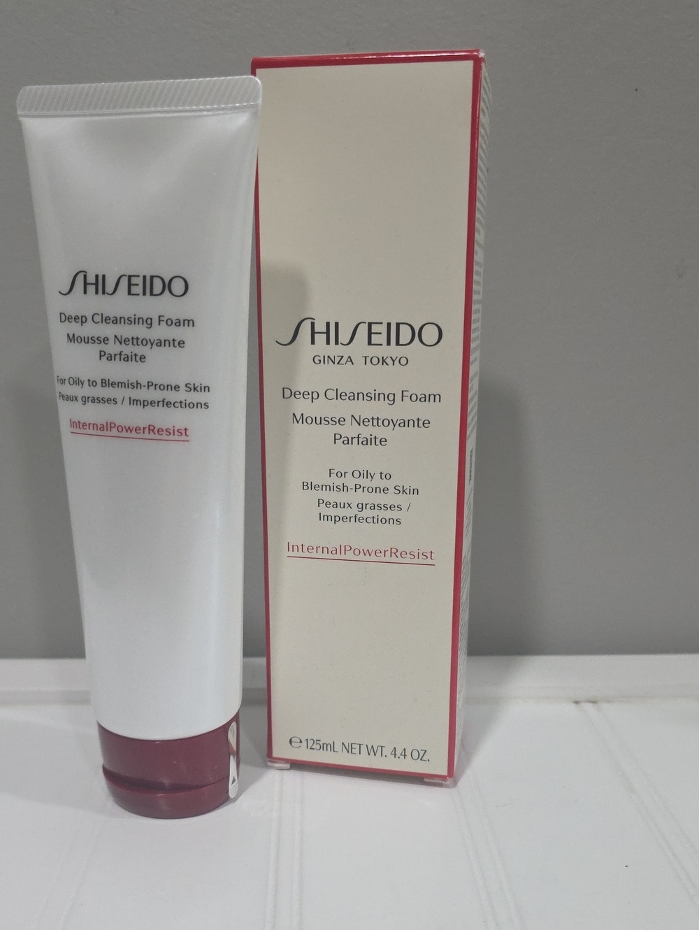 Shiseido Deep Cleansing Foam - White and Pink